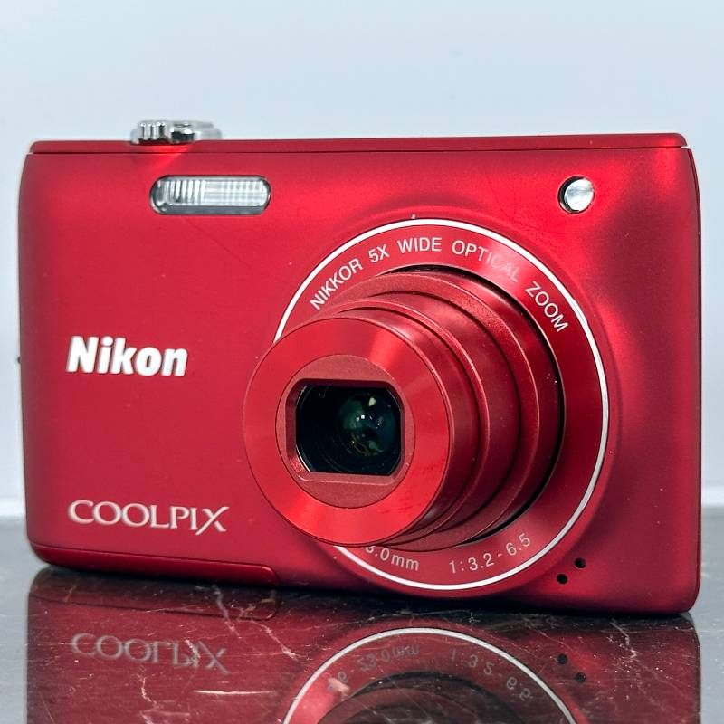 Nikon COOLPIX コンパクトデジタルカメラ レッド Nikon COOLPIX S4150 レッド コンパクトデジタルカメラ 1400万画素 CCD
