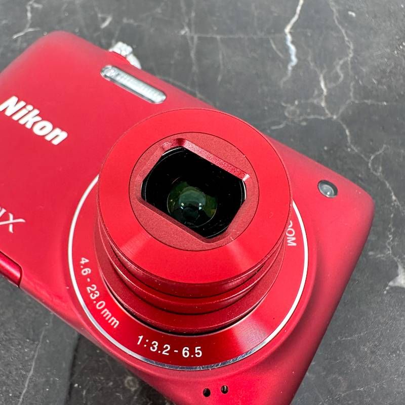Nikon COOLPIX S4150 レッド コンパクトデジタルカメラ 1400万画素 CCD