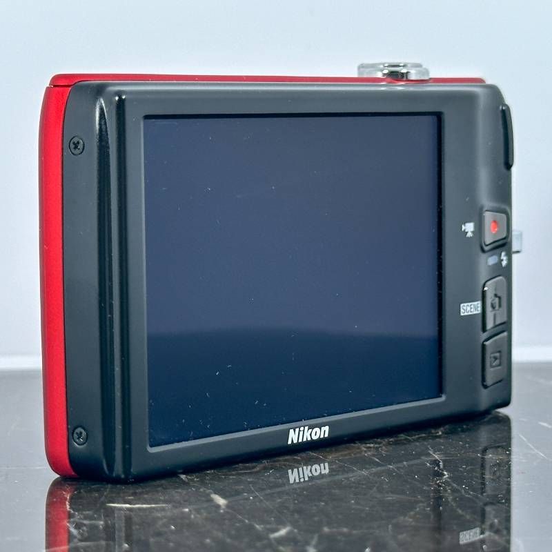 Nikon COOLPIX S4150 レッド コンパクトデジタルカメラ 1400万画素 CCD