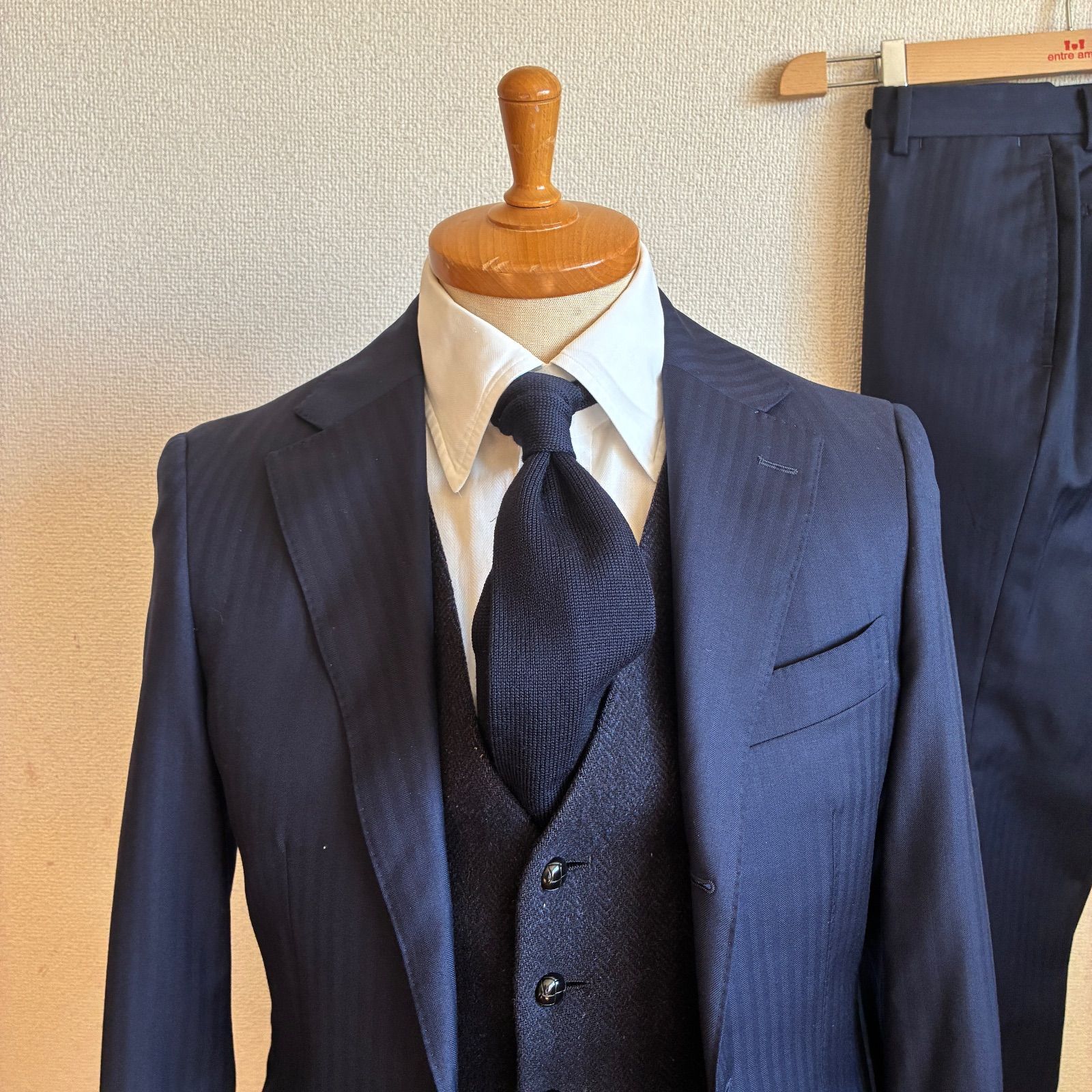 【24時間だけ値下げ】 EDIFICE / カノニコ　ダブルブレスト　スーツ EDIFICE × Canonico(エディフィス × カノニコ) スーツ - メルカリ