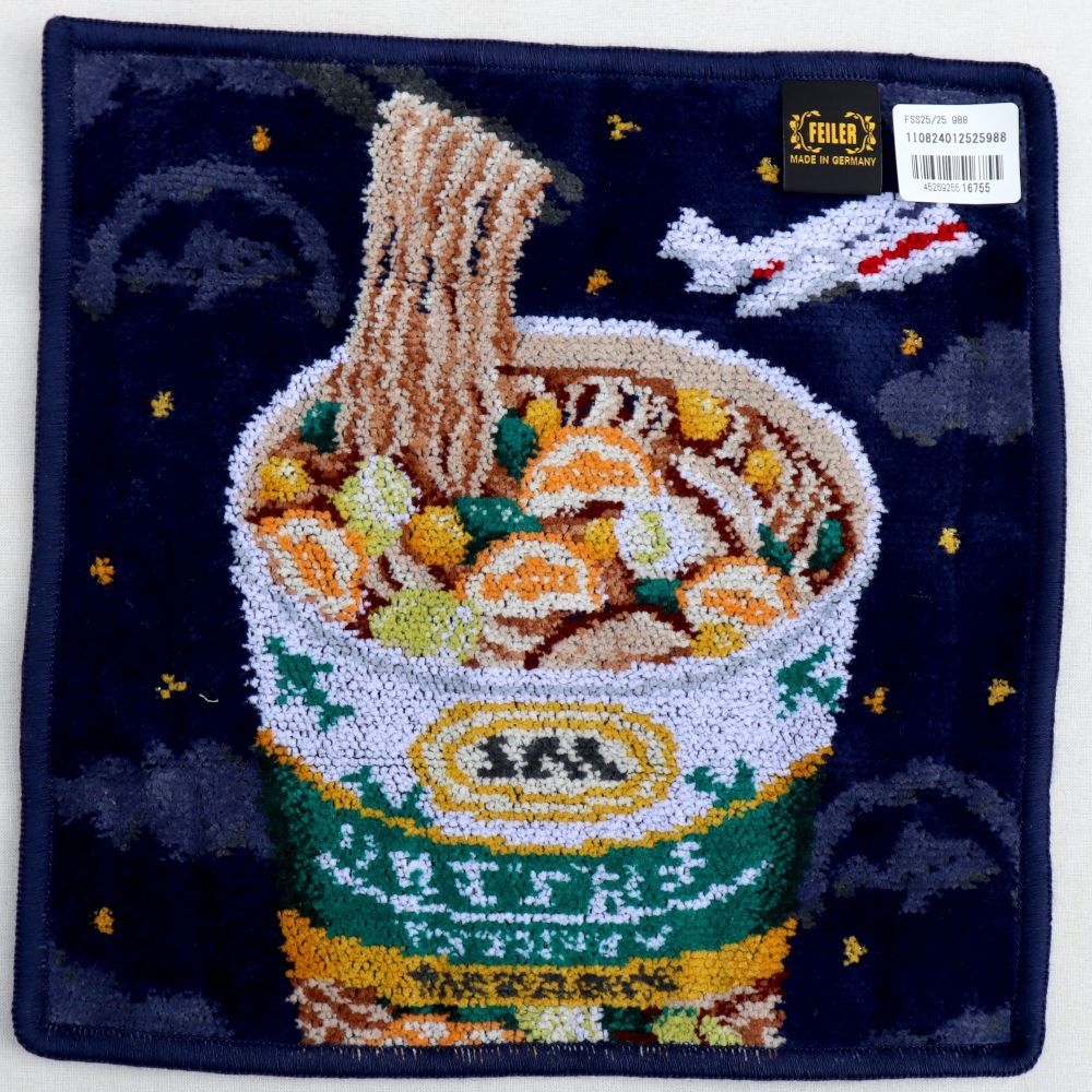 JAL フェイラー　ハンカチ フェイラー ハンカチ 25×25cm JAL そばですかい フェイラーハンカチ