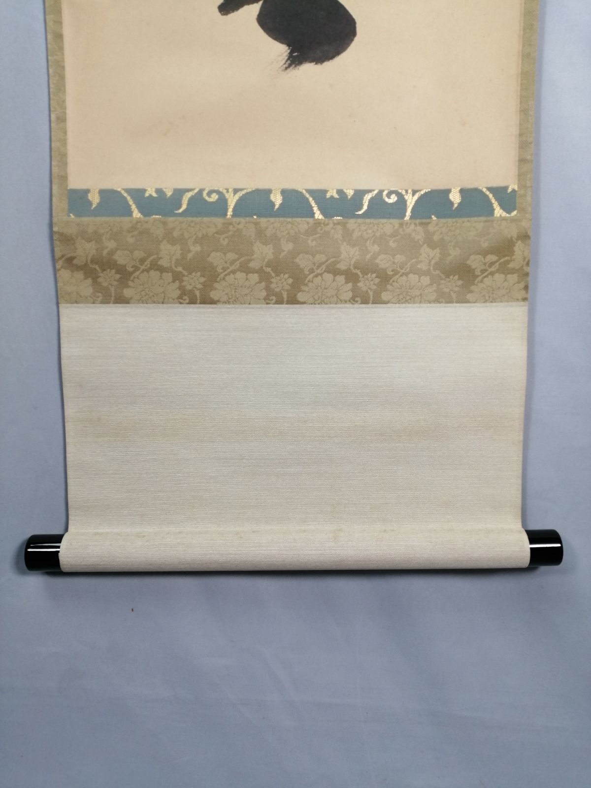 茶道具】大徳寺三玄院長谷川寛州和尚筆 一行『歩々起清風』茶掛 掛軸