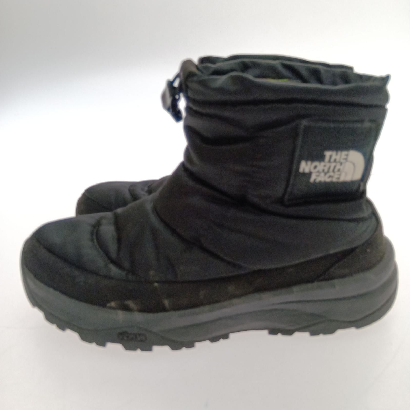 THE NORTH FACE ザノースフェイス ヌプシ ブーティー ウォータープルーフ ロゴ ショート 24ｃｍ NF 52076 ブラック