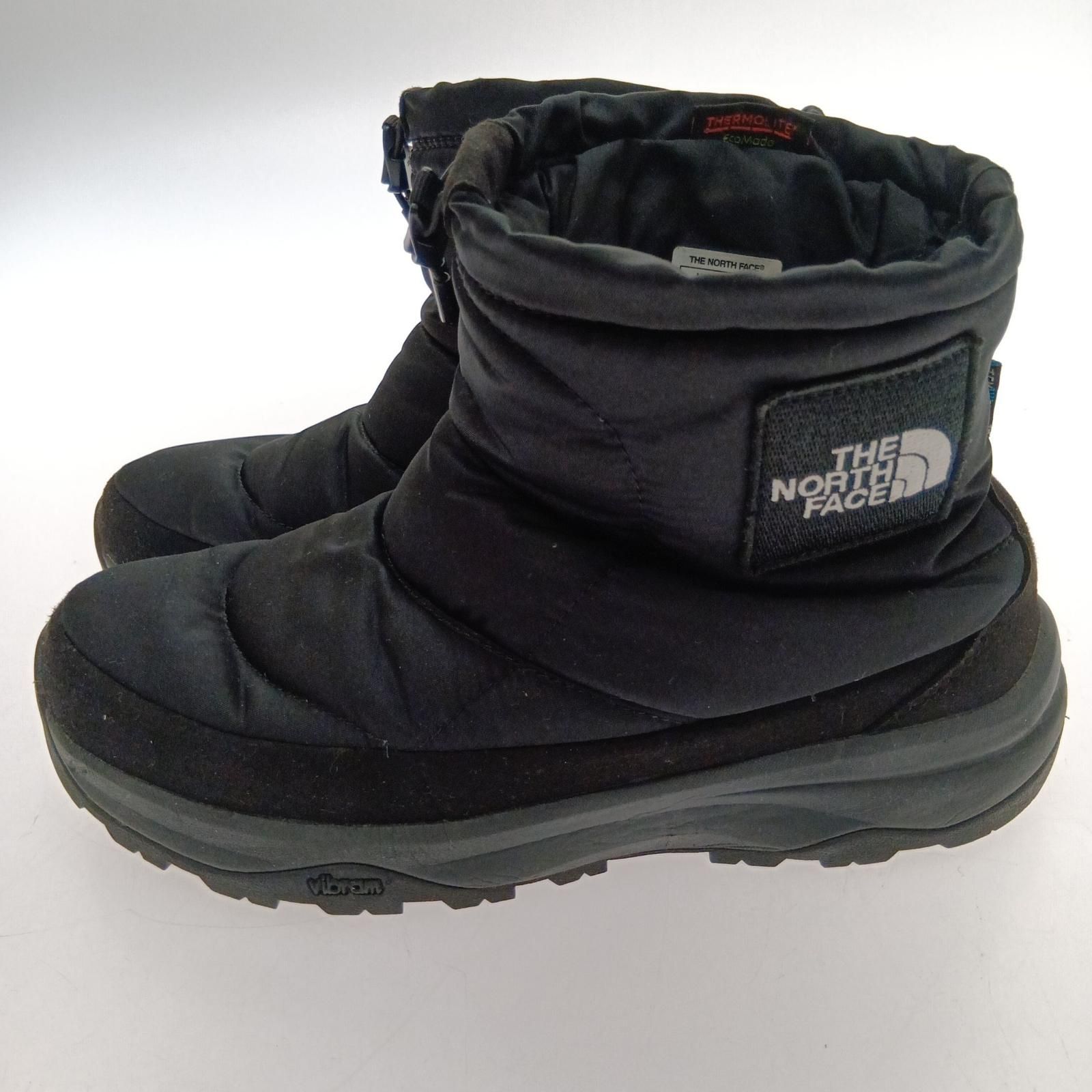 THE NORTH FACE ザノースフェイス ヌプシ ブーティー ウォータープルーフ ロゴ ショート 27 cm NF 52076 ブラック