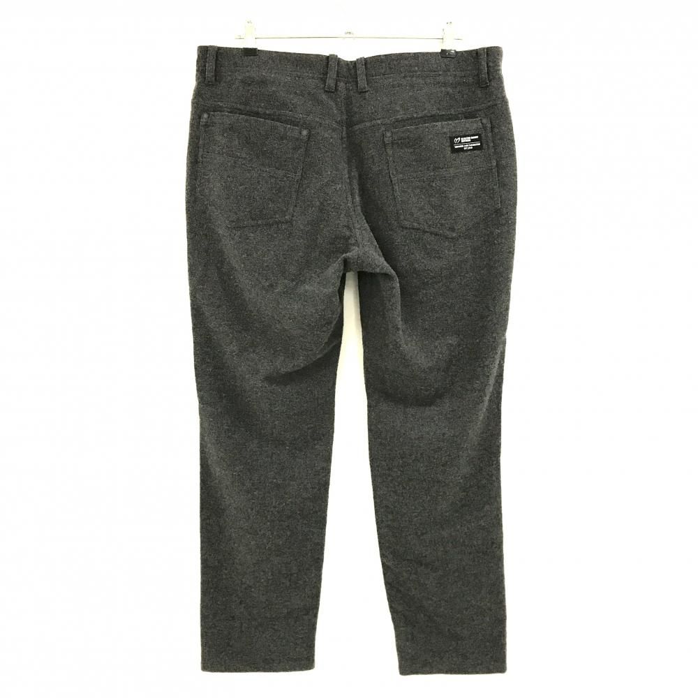 超美品】マスターバニー パンツ グレー×黒 サイド一部切替 ウール混