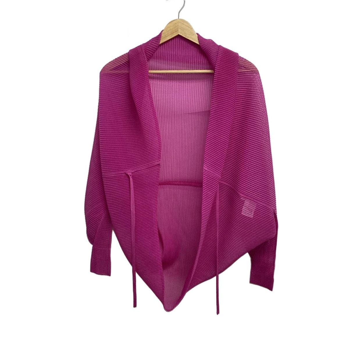 PLEATS PLEASE(プリーツプリーズ) カーディガン レディース - ピンク