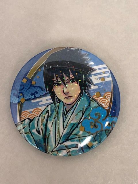 うちはサスケ　NARUTO ホログラム　缶バッジ　新作歌舞伎　歌舞伎 キャラクターグッズ 新作歌舞伎 NARUTO -ナルト- COLLECTION缶バッジ