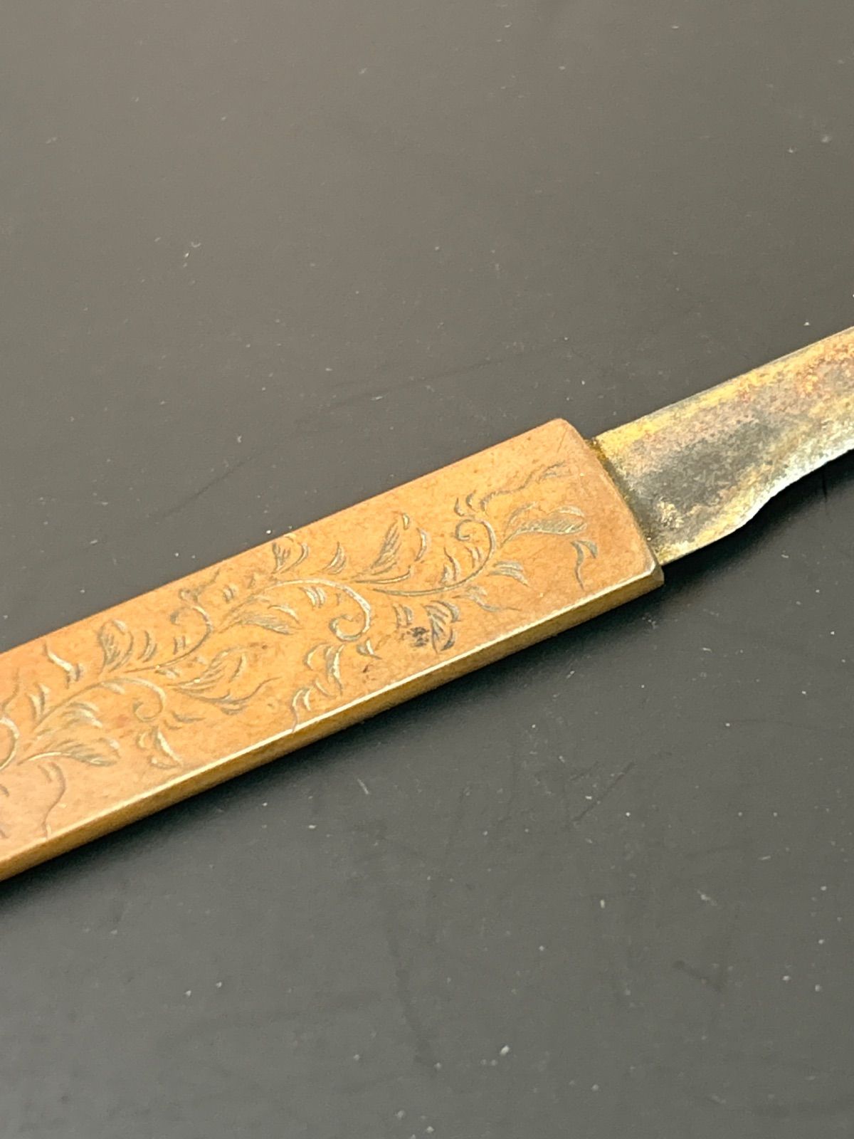 骨董品　小刀　2本 脇指 長谷堂住人 恒平 彫同作(上林恒平) （WA-040120）｜刀・日本刀の