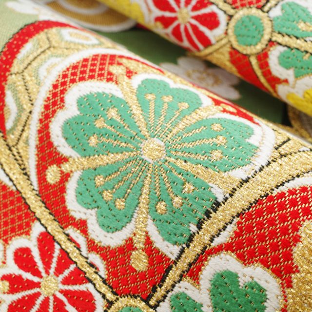 中古】 すごい値！ 袋帯 リサイクル 振袖用 フォーマル 正絹 京都 西陣