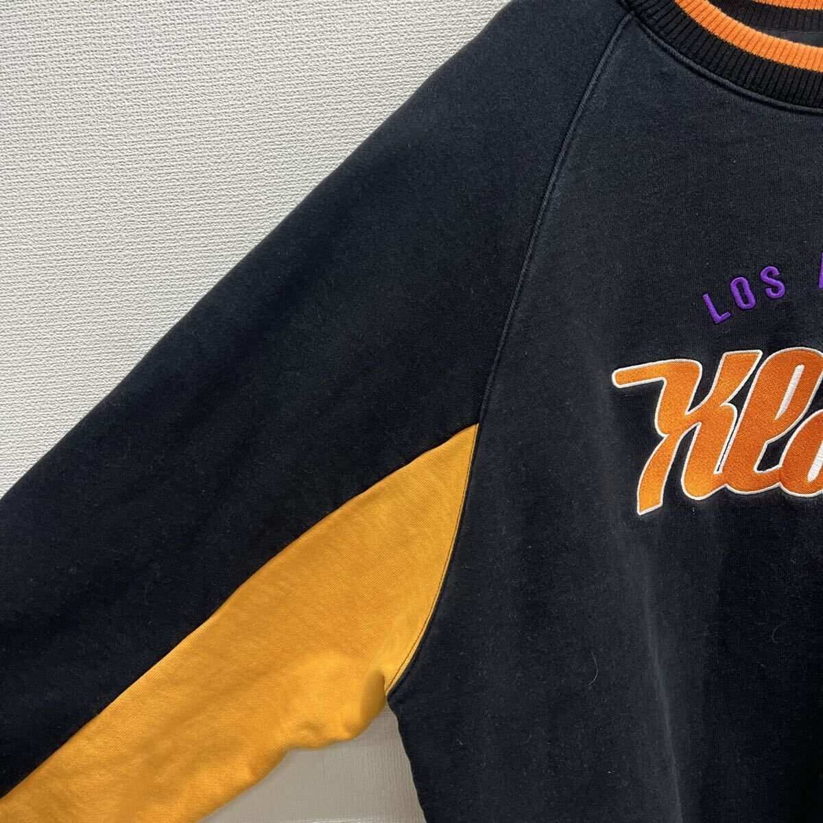 XLARGE エクストララージ 101229012009 TEAM LOGO 2TONE CREWNECK 