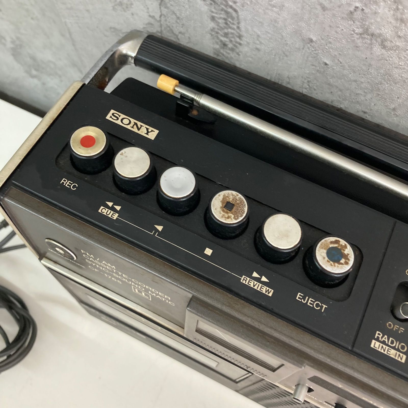 SONY ソニー FM/AM カセットレコーダー 2BANDS SYNC-SOUND MATIC CF