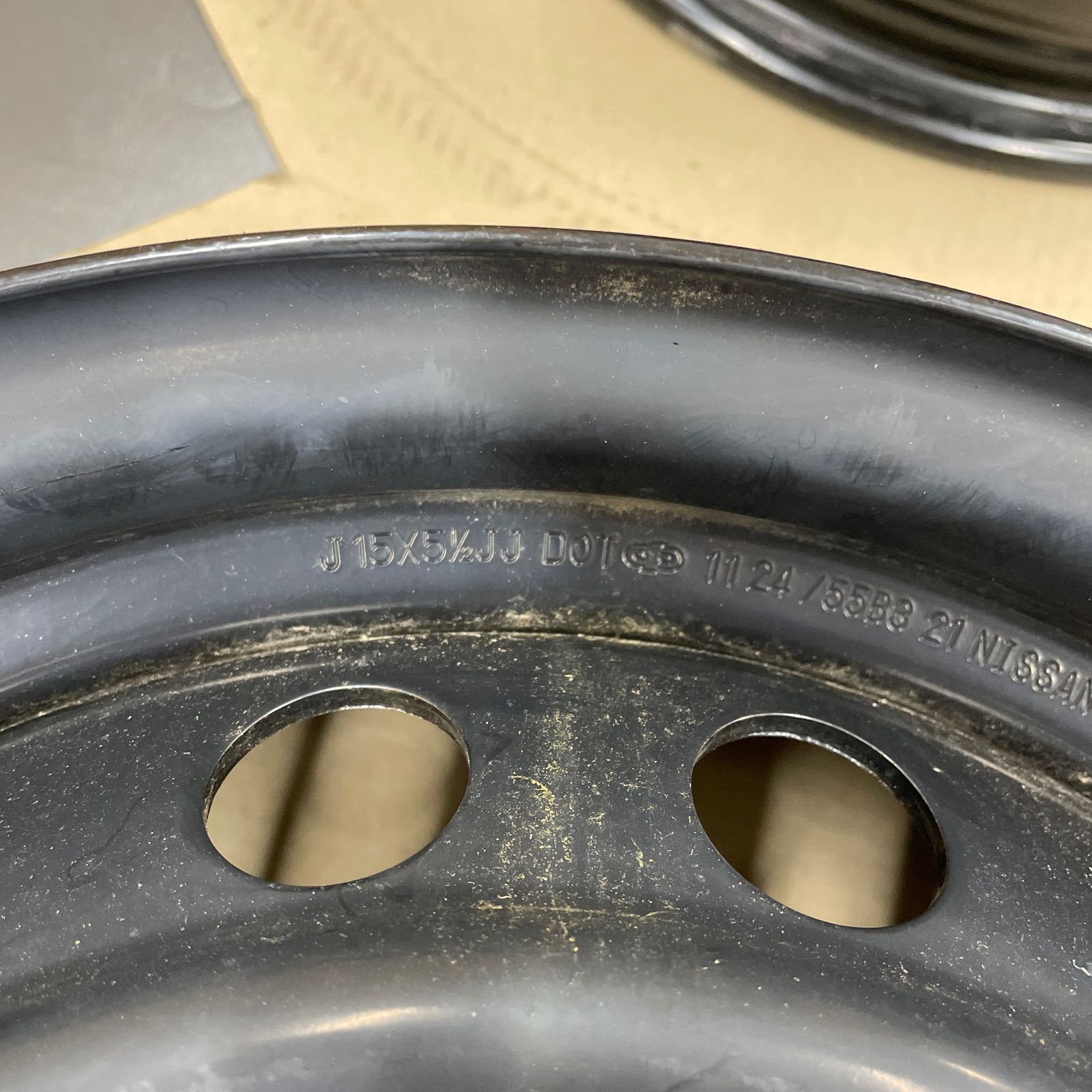 15インチ 5.5J 日産純正スチールホイール4本セット - メルカリ