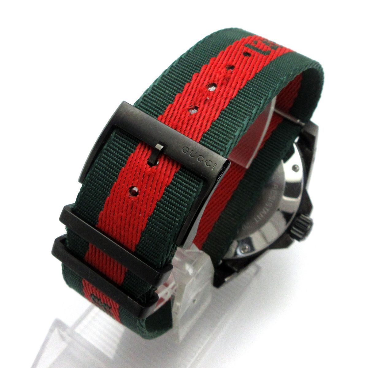 GUCCI グッチ ダイブ 蜂 ビー メンズ ブラック 黒 シェリー 136.2 時計