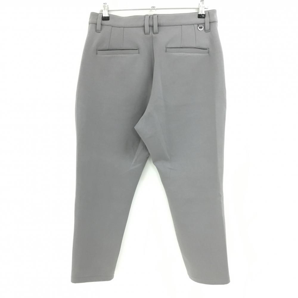 新品　タグ付き　ナノユニバースゴルフ　パンツ　定価11,880円 美品】ナノユニバースゴルフ パンツ グレー シリコンロゴ メンズ L
