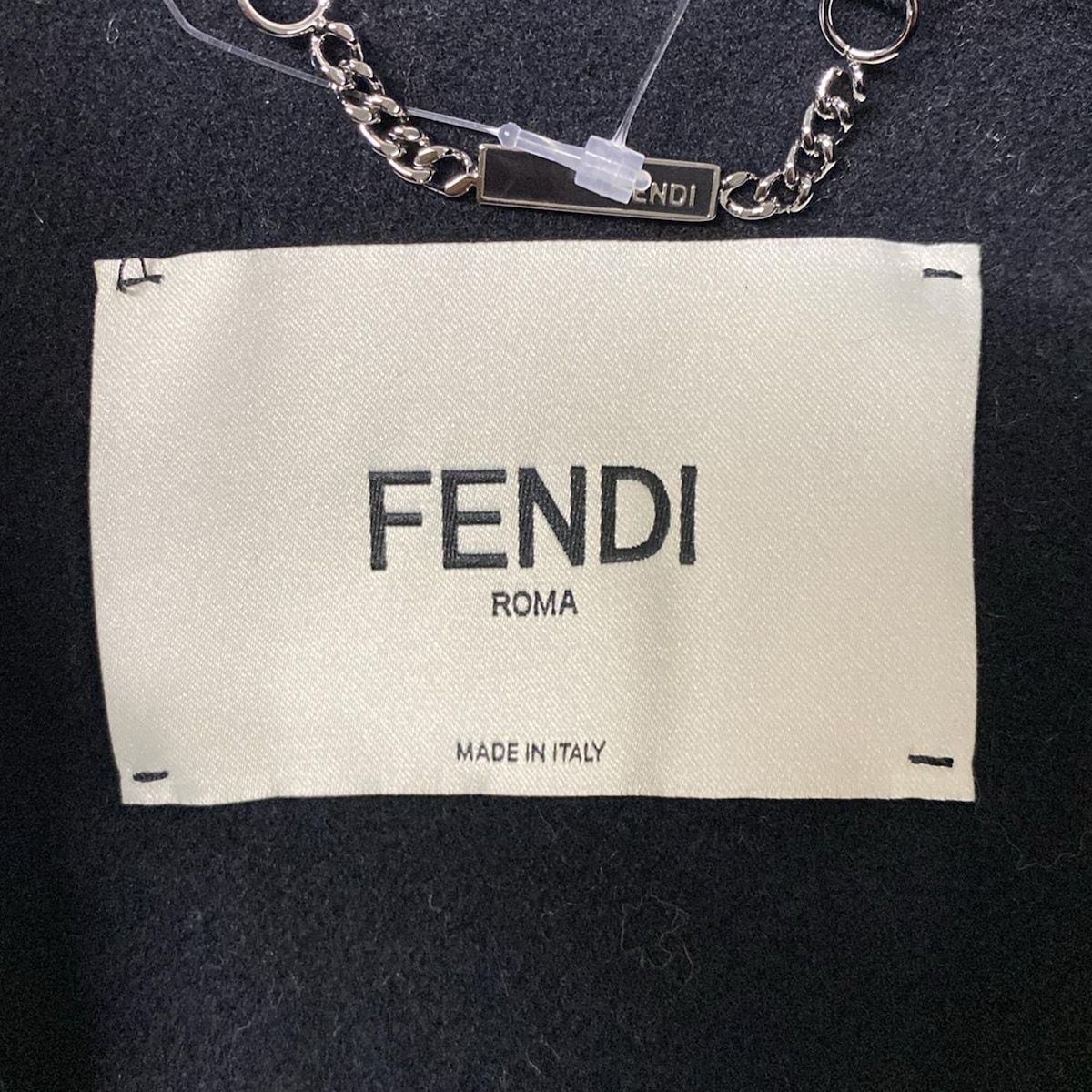 フェンディ コート サイズIT 40 レディース - FF8521 A5GO 黒 長袖  