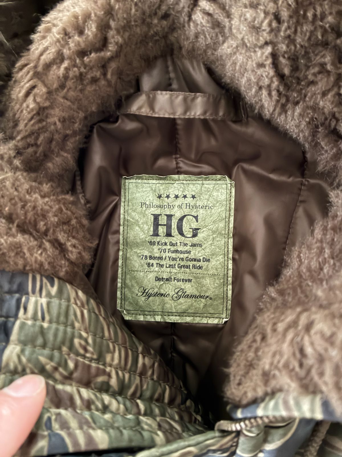 ヒステリックグラマー N-2B タイガーカモ M Hysteric Glamour - メルカリ