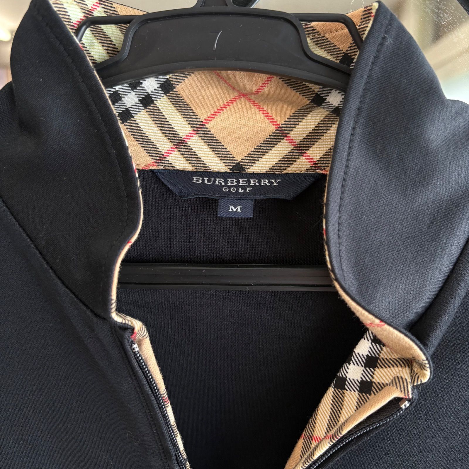 BURBERRY GOLF バーバリーゴルフ　トップス 美品】BURBERRY GOLF バーバリーゴルフ 長袖 ハーフジップ プル