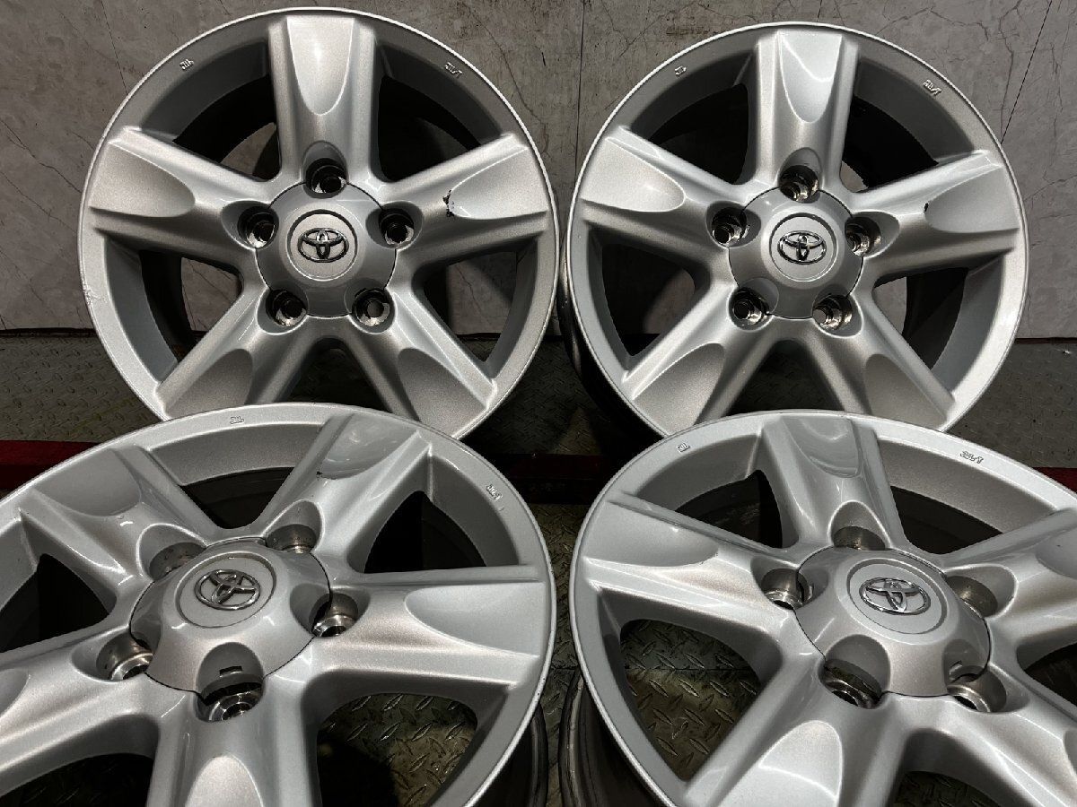④ランドクルーザー 200 ホイール １８インチ トヨタ純正 ☆18インチ トヨタ(ランクル200) 純正 中古 アルミホイール 4本 5穴