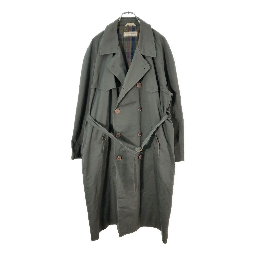 80年代 YVES SAINT LAURENT イヴ サンローラン トレンチコート グレー