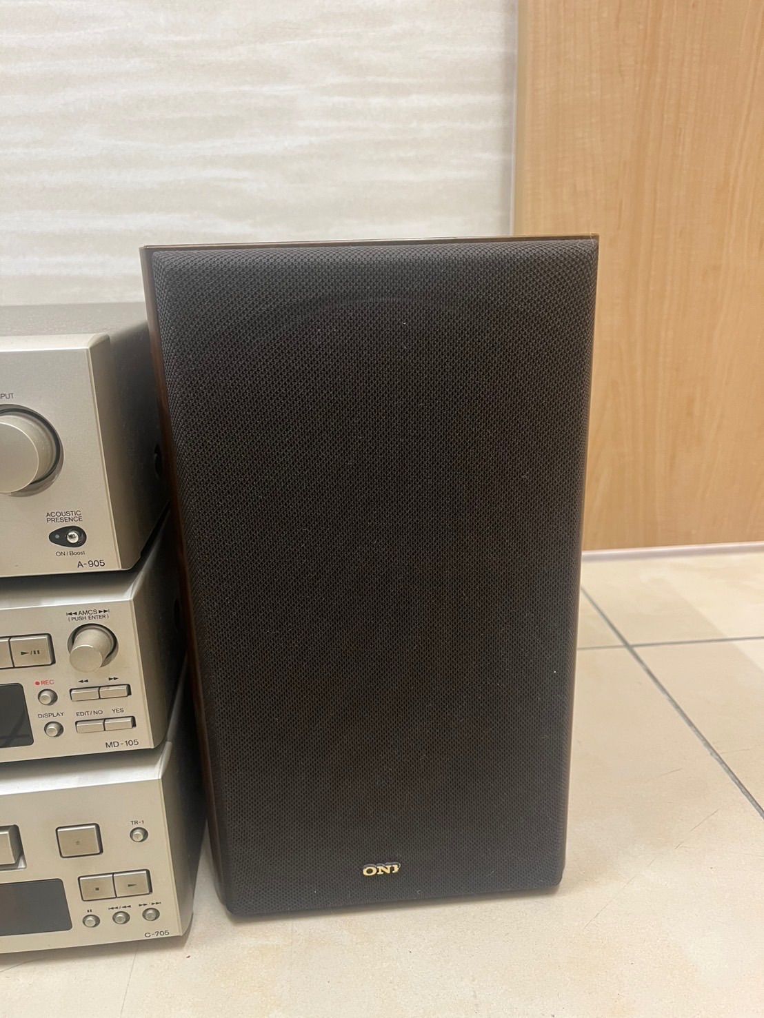 人気☆ONKYO/プリメインアンプA-905 ＆ MDレコーダーMD-105 ONKYO MD-105の仕様 オンキヨー/オンキョー