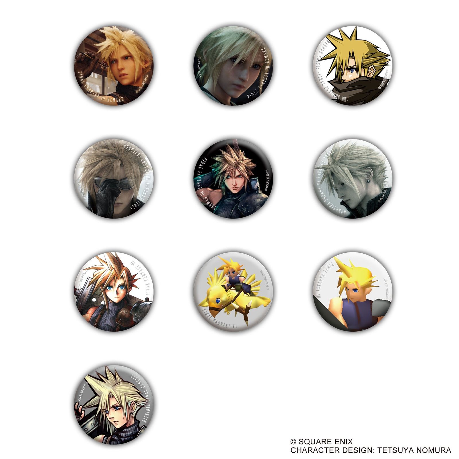 新品】【再販】ファイナルファンタジーVII カンバッジコレクション