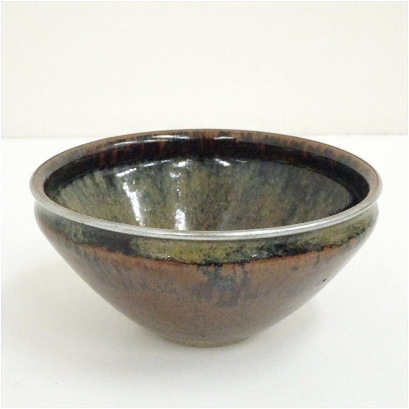 覆輪付天目茶碗 茶道 抹茶 おしゃれ 抹茶茶碗 抹茶碗 和食器 レトロ