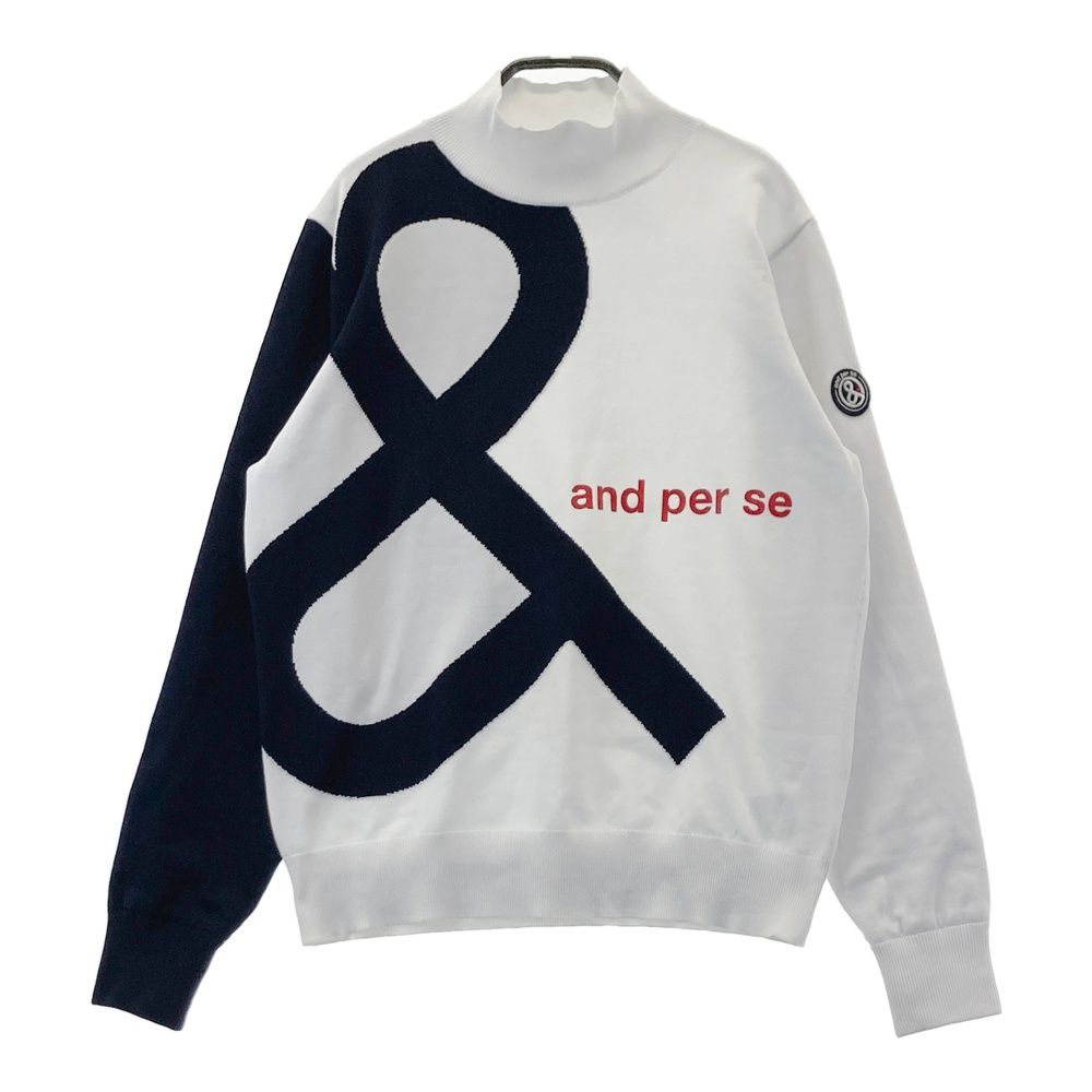 サイズ：M AND PER SE アンパスィ 2024年モデル 袖裏地付き ハイネック