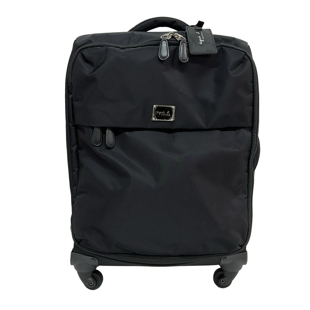 agnes b(アニエスベー) キャリーバッグ - 黒 TSAなし/本体ダイヤル