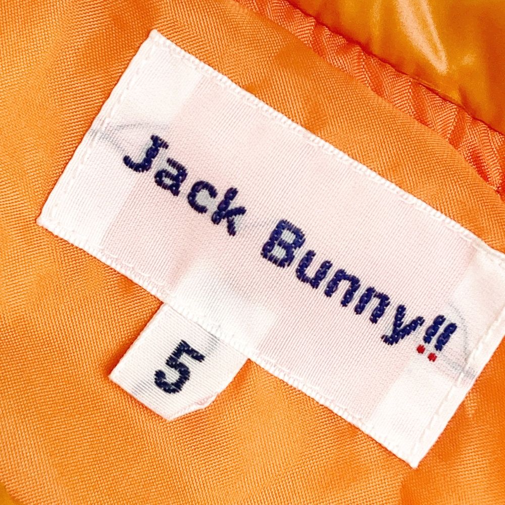 美品・ジャックバニーオレンジ ダウンジャケット フロントポケット付き サイズ：5 JACK BUNNY ジャックバニー ダウンジャケット スニード