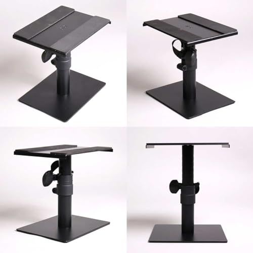 モニター スピーカースタンド ペア 卓上 コンパクト設置 高さ18.5~27cm