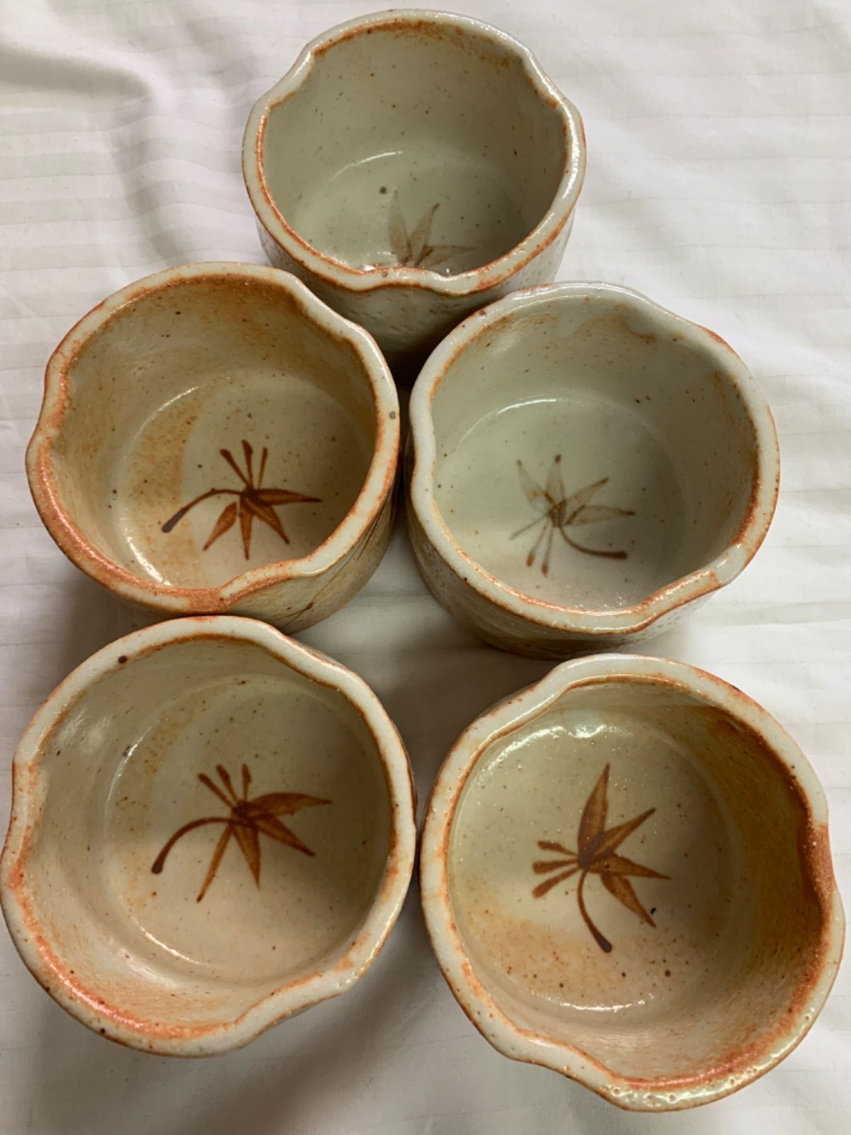 昭和レトロ 秀峯作 小鉢 鉢 5客分 5点セット - メルカリ