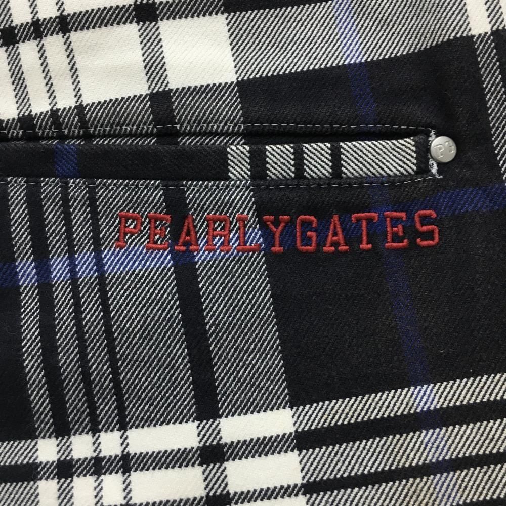 パーリーゲイツ パンツ ネイビー×白 チェック メンズ 5(L) ゴルフ