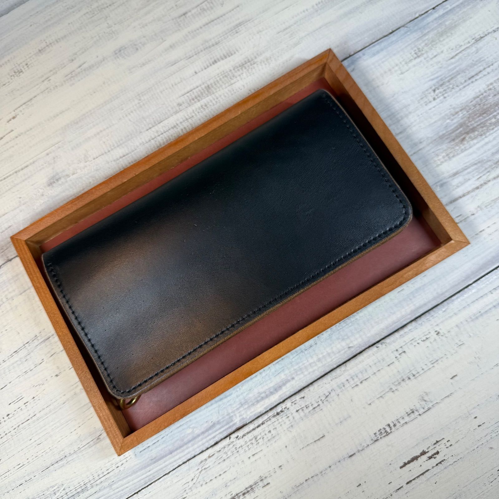 トラッカーウォレット ロング 3層】ホースバット ゴールド TALON