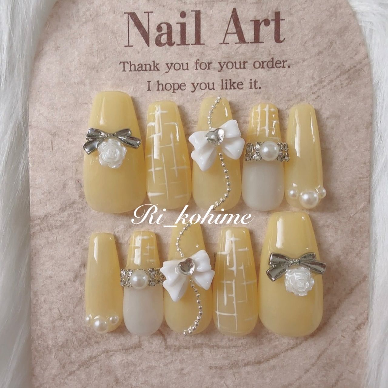 ネイルチップ 現品 フレンチガーリー ちゅるん ニュアンス バレエコア