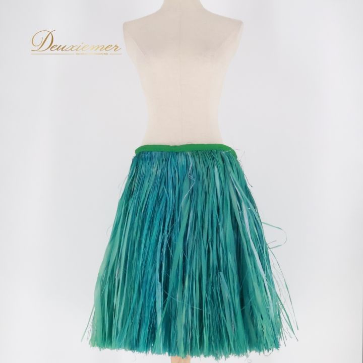 フラダンス 衣装 モレ グリーン系 腰みの ショート丈 スカート