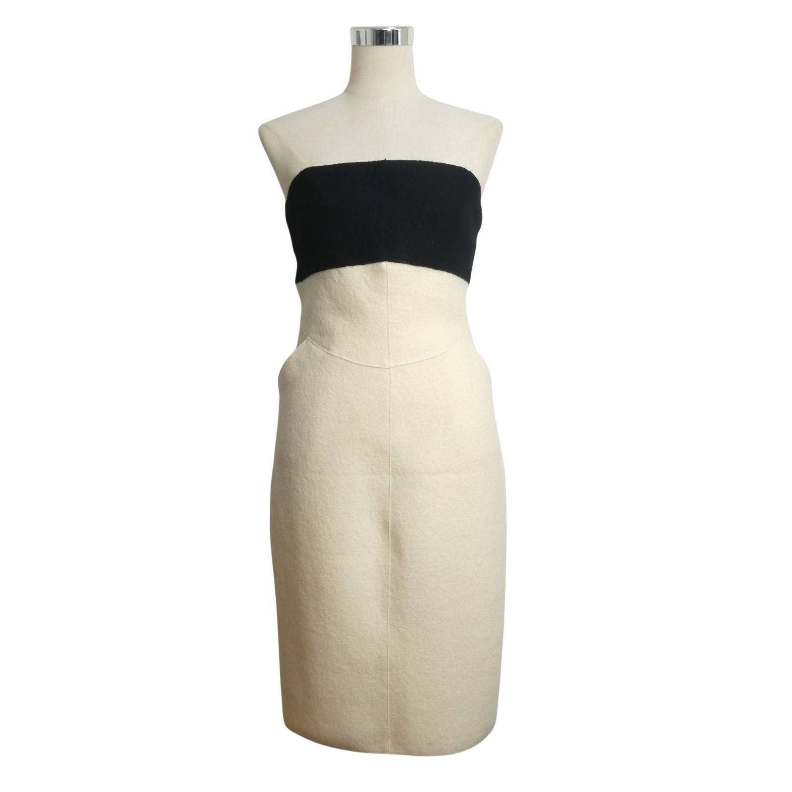 CHANEL シャネル 99A P14341V08014 膝丈 ノースリーブ チューブトップ