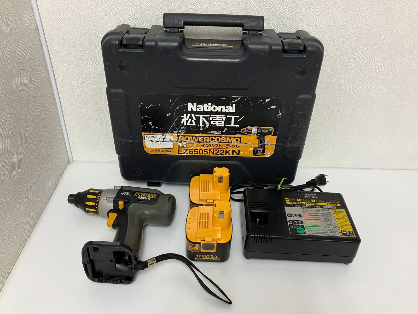 松下電工 - 充電式 振動ドリル＆ドライバー 松下電工National