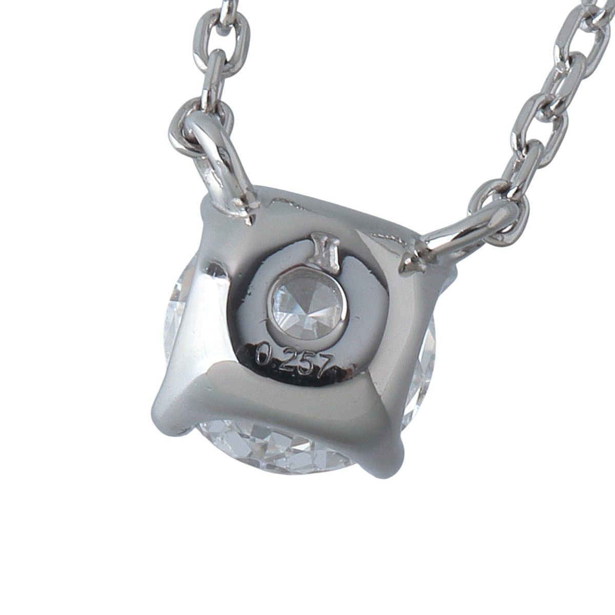 ヴァンドーム青山 キャトル ダイヤ ネックレス 0.257ct D-SI1-EX 43cm