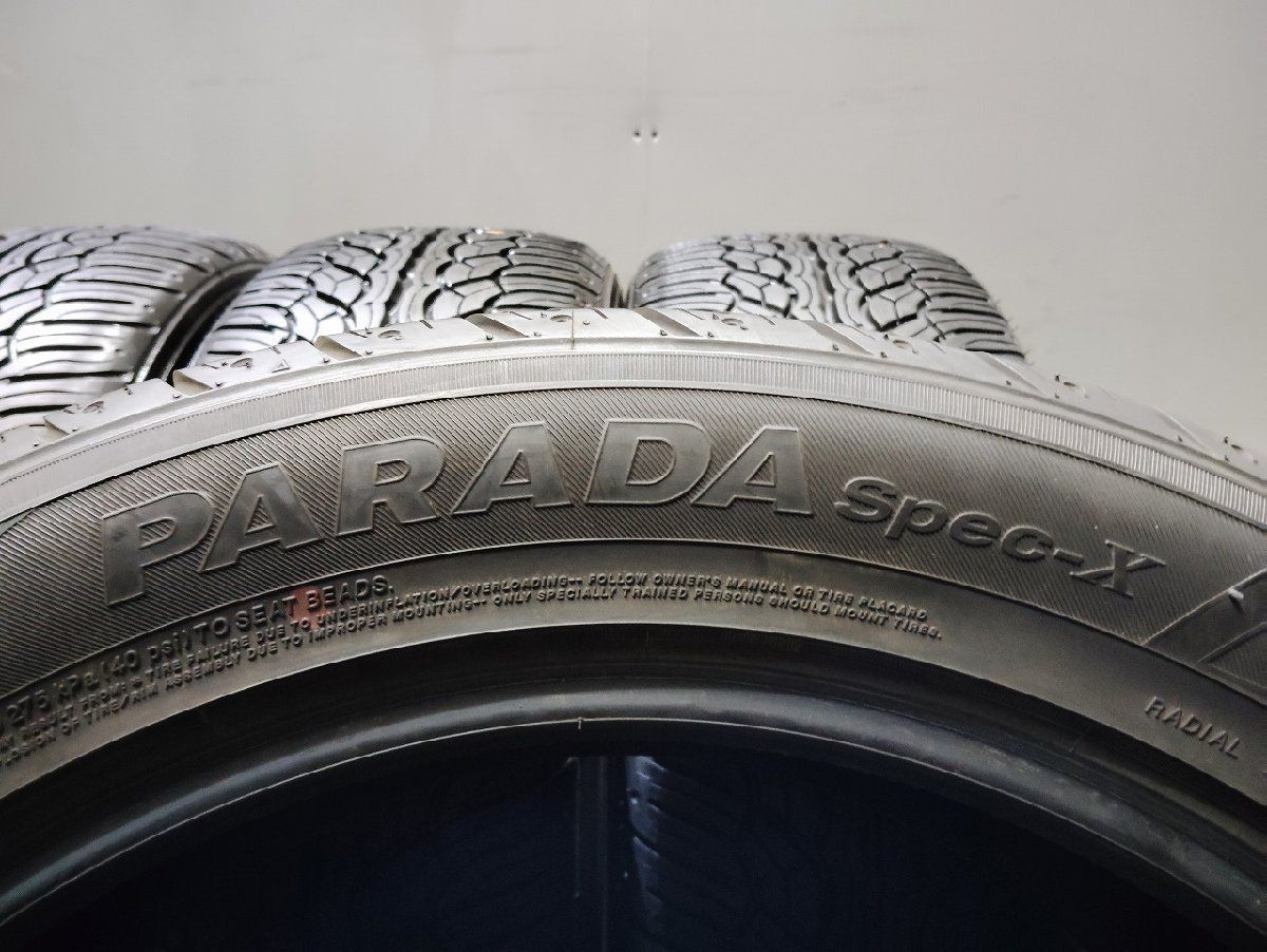 YOKOHAMA PARADA Spec-X 235/55R20 20インチ 夏タイヤ 4本 22年製 バリ