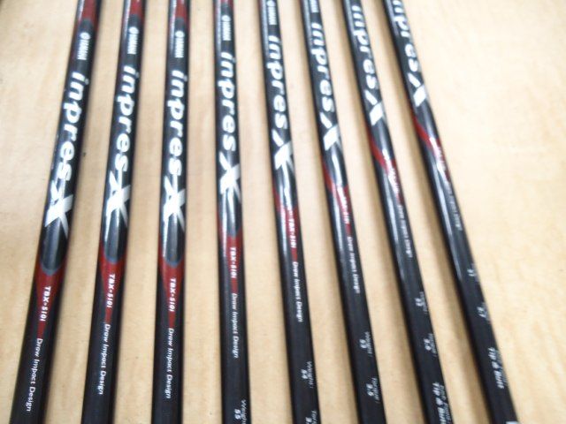 アイアンセット ヤマハ インプレスX D Black 2010/TBX-510i 6本セット