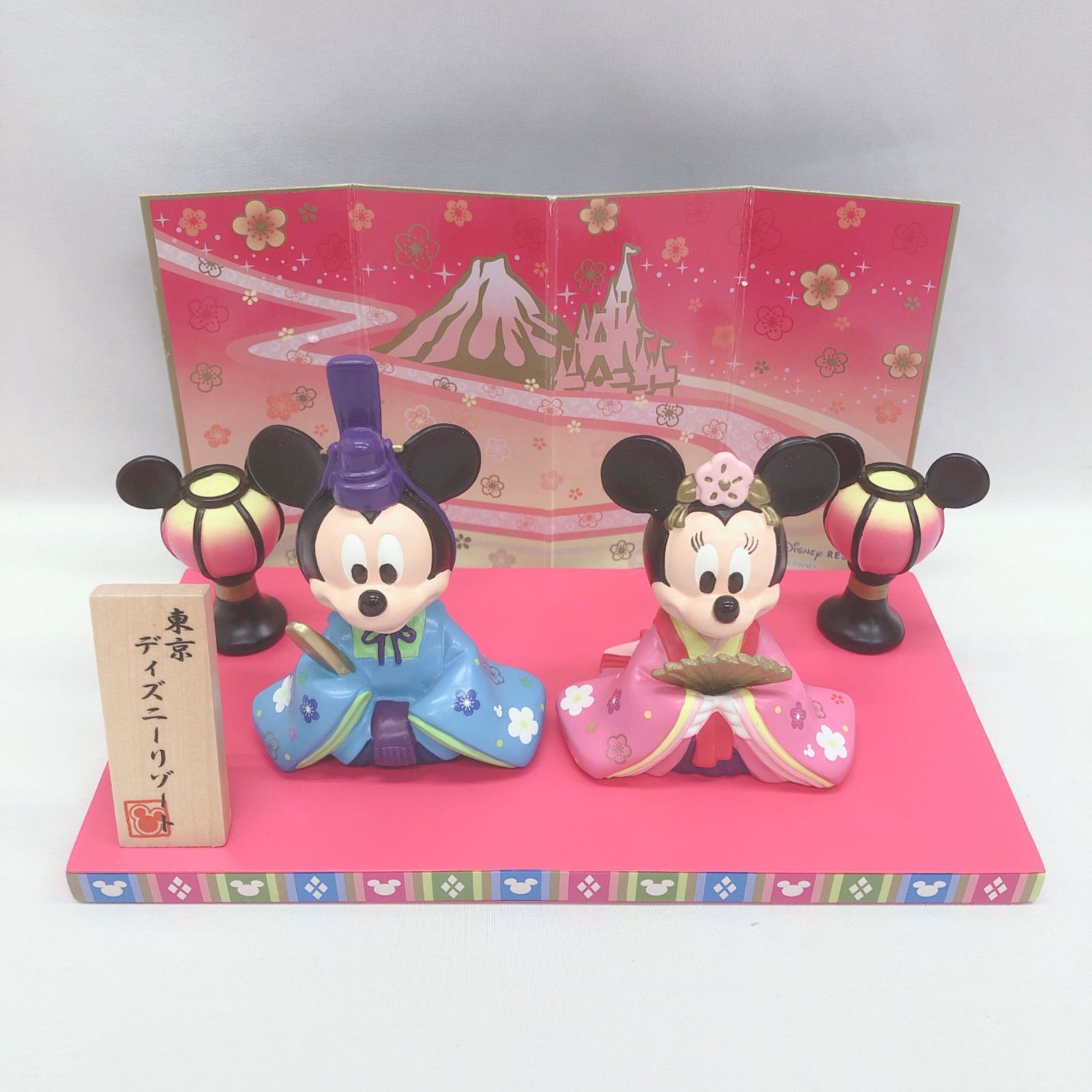 【値下げ|レア・美品】ディズニーリゾート　ひな人形　ディズニー　箱付き ディズニーリゾート ミッキー・ミニー ひな人形 - メルカリ