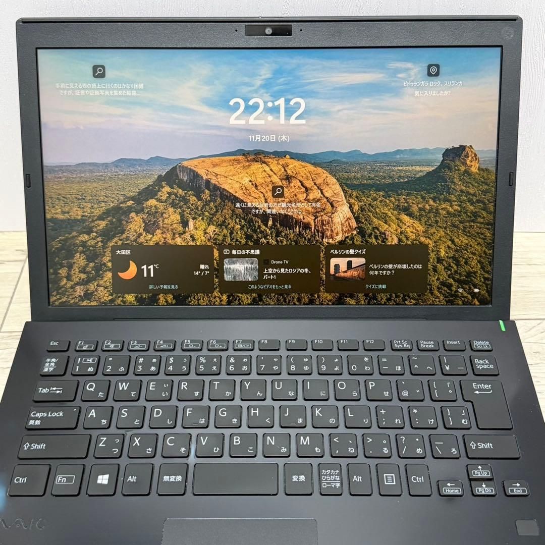 VAIO Pro PG 10世代i5 Office付き SSD ノートパソコン Office付き 即納