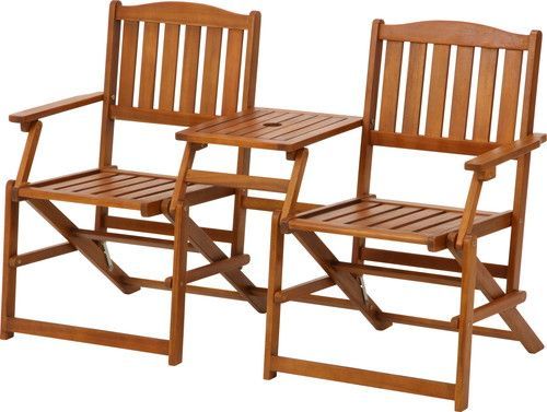 【新品・送料無料】フォールディング　ラブベンチ 楽天市場】ベンチ フォールディング ラブベンチ ミニテーブル付き