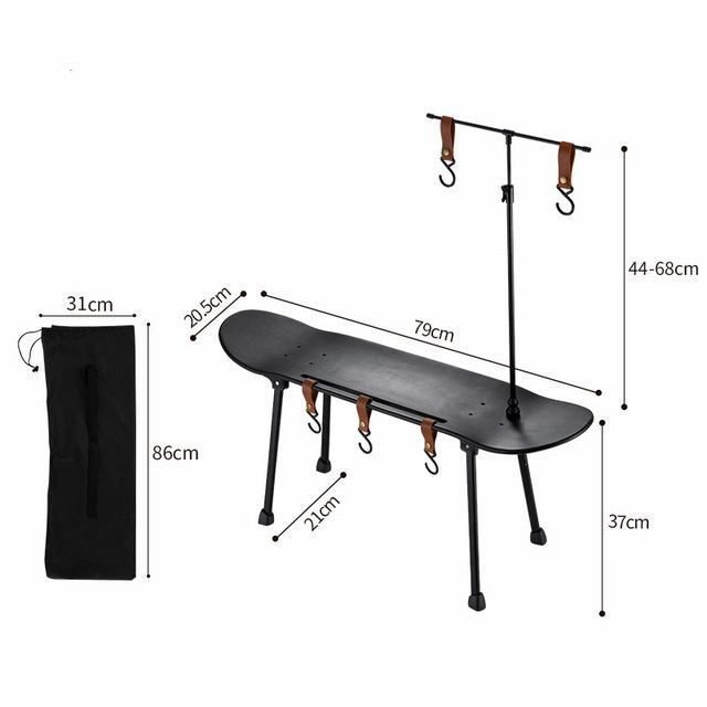 ☆スケボーテーブル スケートボード ハンギング キャンプ サイド