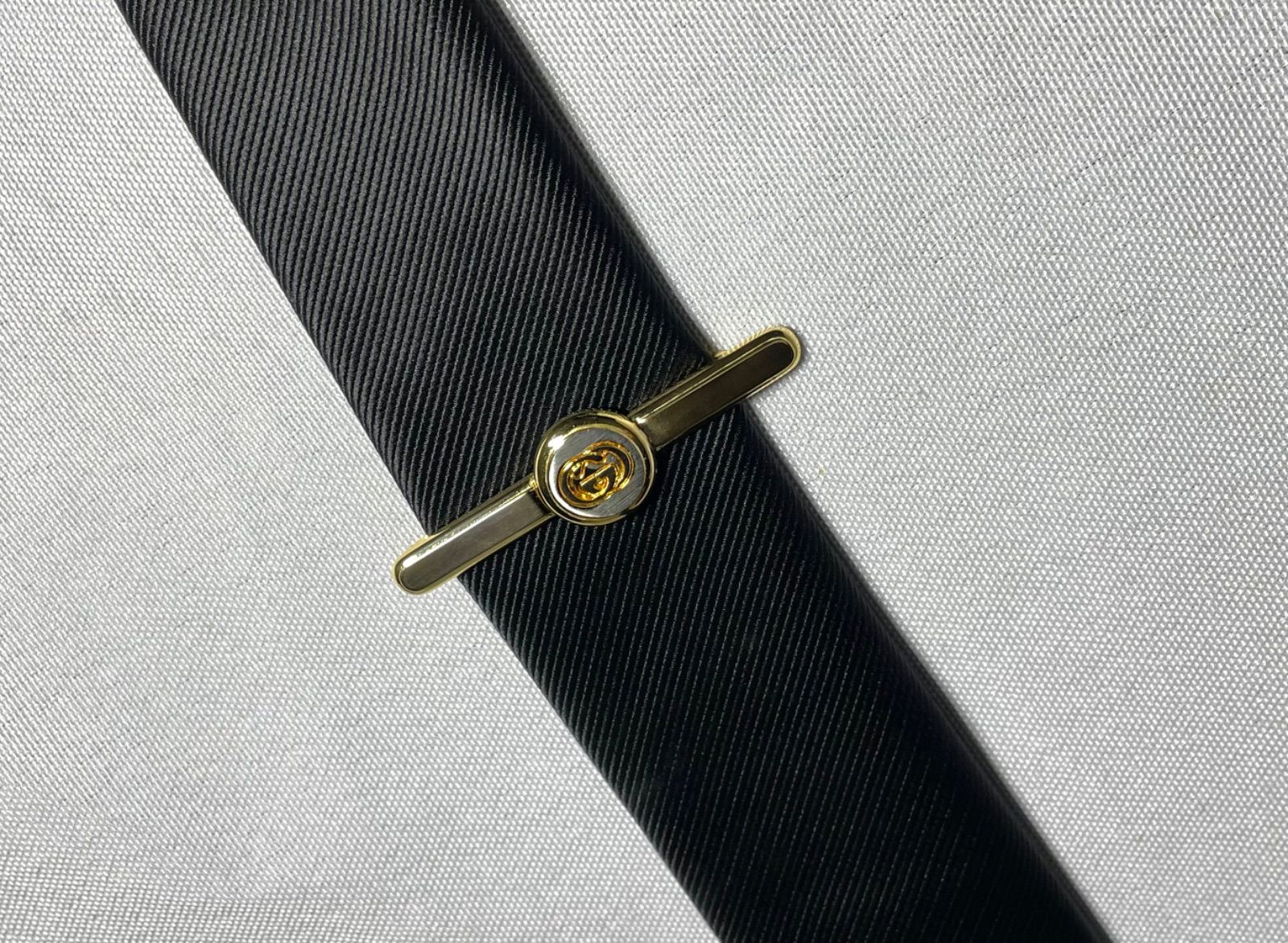 美品 GUCCI グッチ インターロッキングG GGロゴ 艶消しシルバー