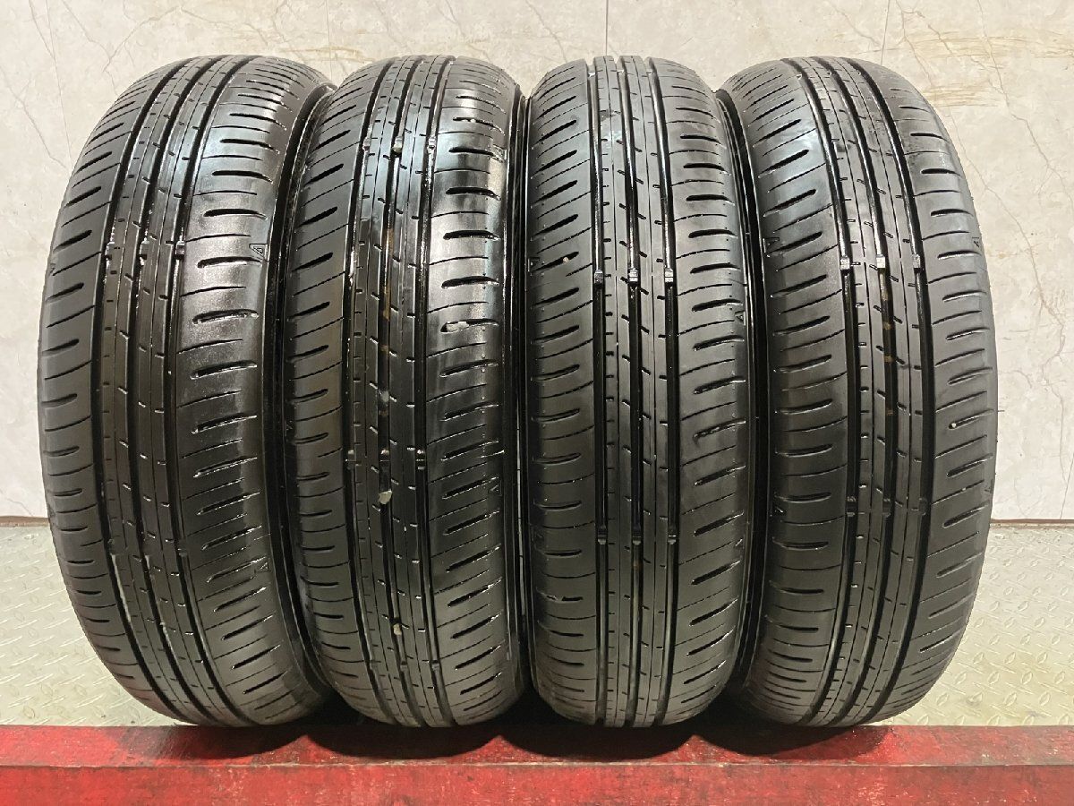 DUNLOP ENASAVE EC350 155/65R14 14インチ 夏タイヤ 4本 24年製 バリ溝