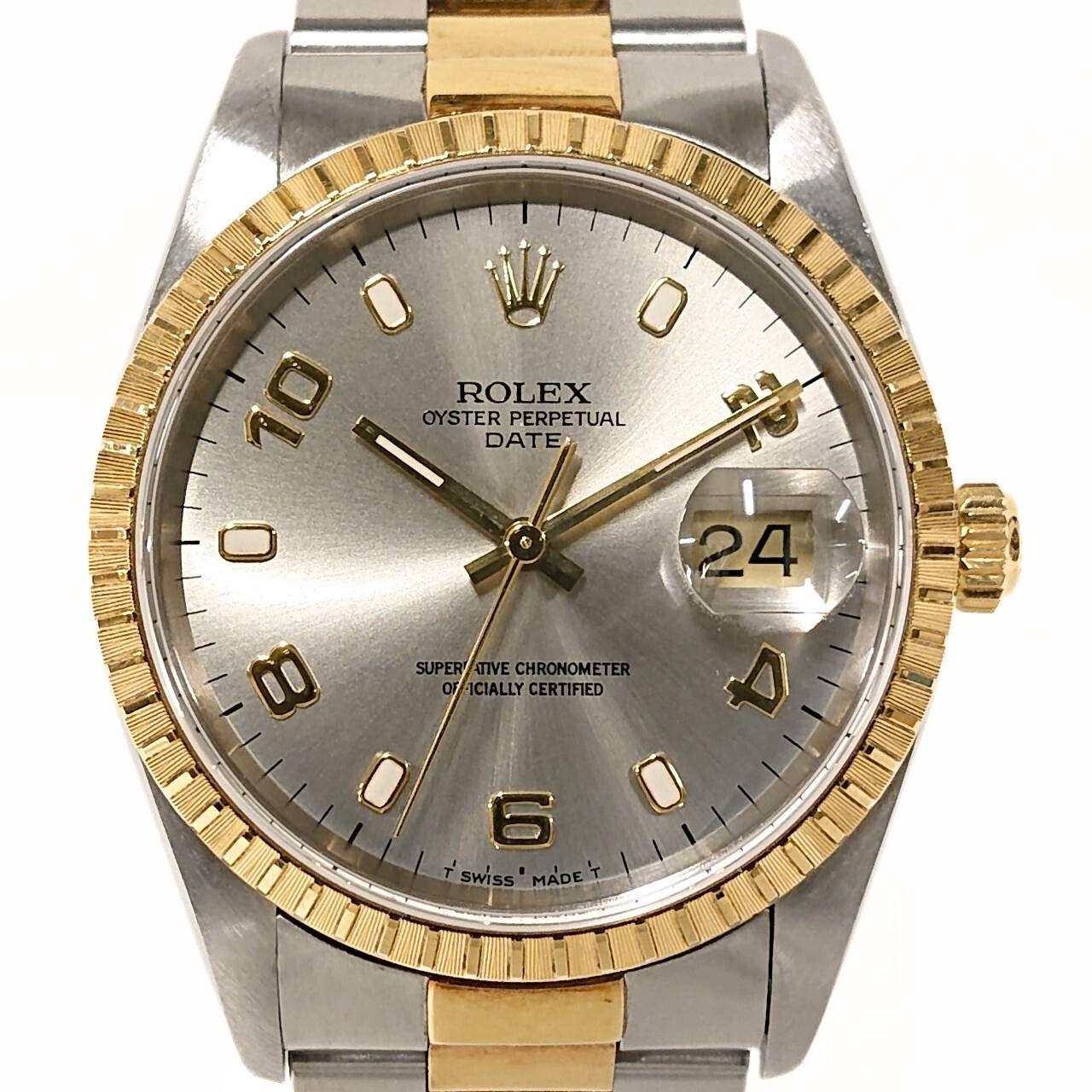 ROLEX 15223 OYSTER PERPETUAL DATE Self-Winding Mens ロレックス
