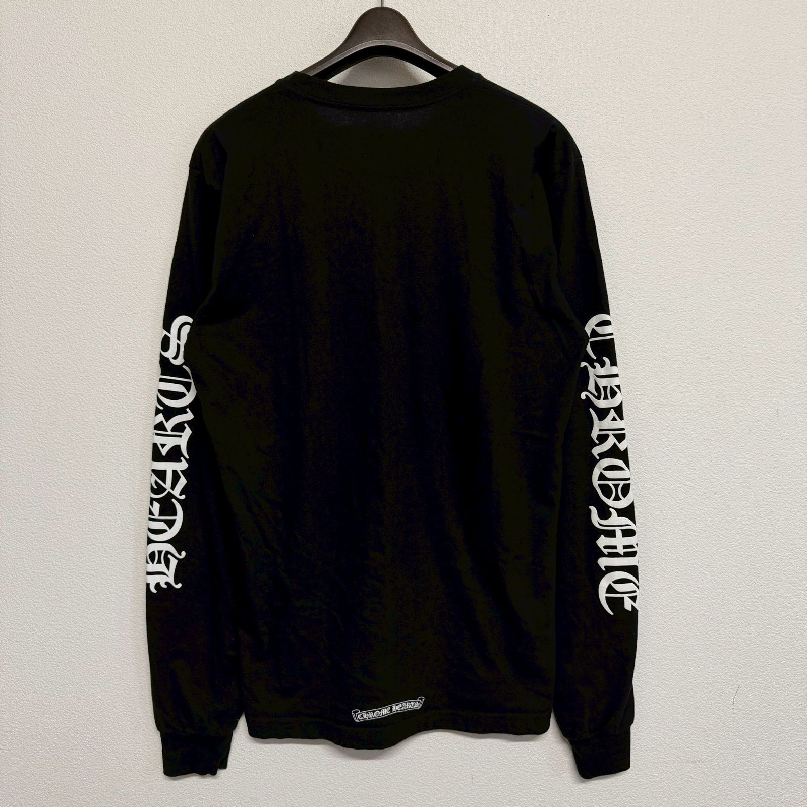 CHROME HEARTS Neck Logo クロムハーツ ネックロゴ 黒 ブラック 長袖