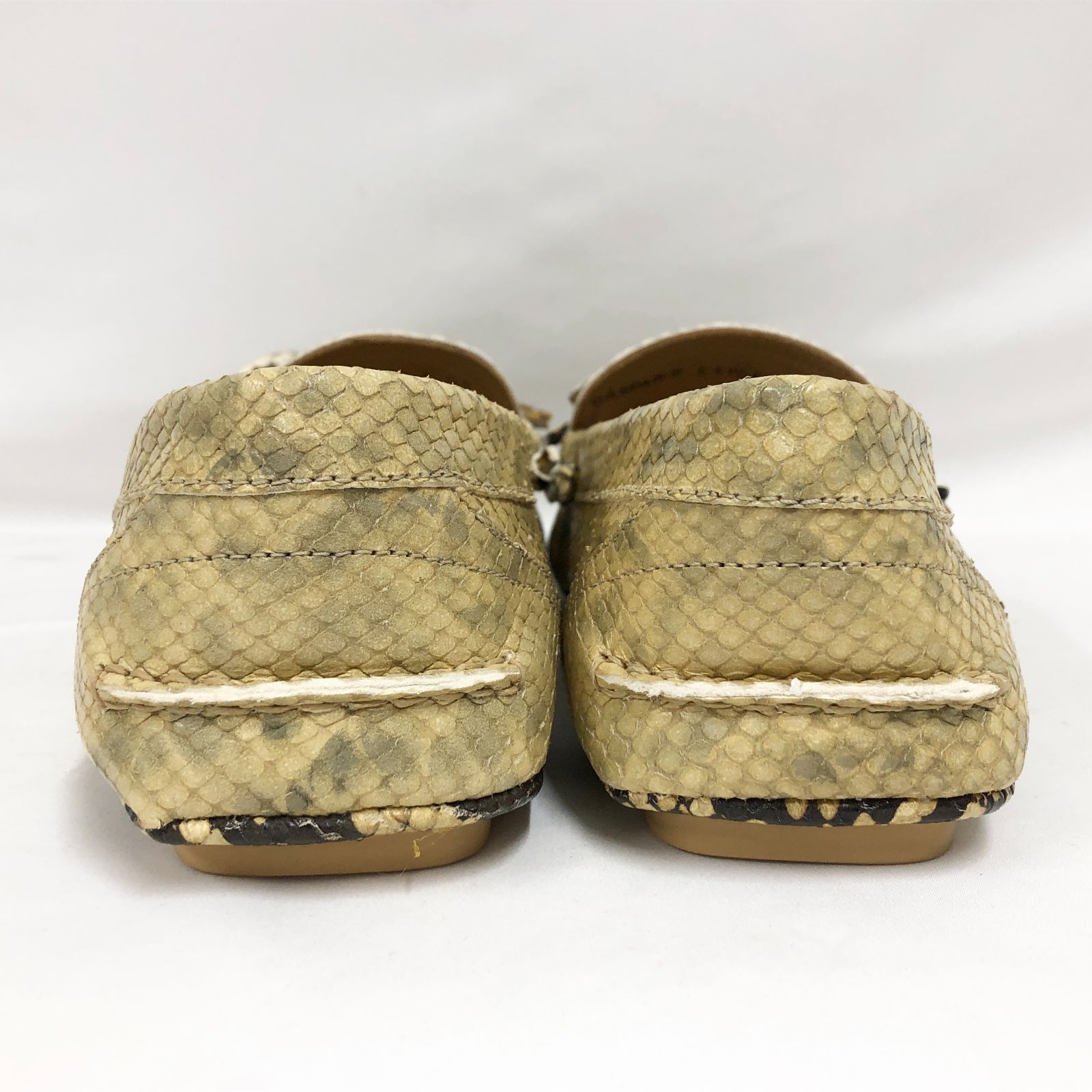 新品未使用 BALLY (バリー) New Rhu パイソン柄 ゴートレザー 