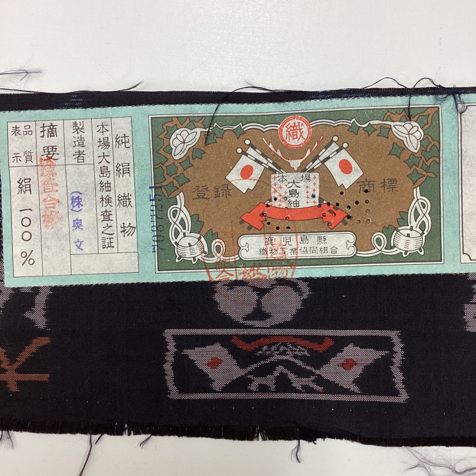 s*e様 袷］本場大島紬　証紙つき 格子 新品未使用 袷着物 本場大島紬 証紙つき 正絹 R280 - メルカリ